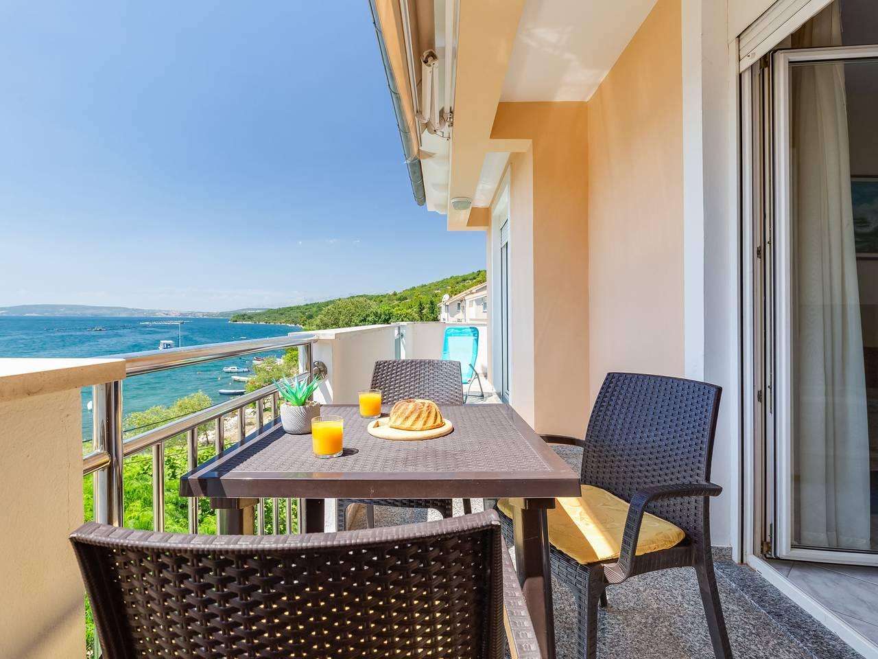 Vakantieappartement met zeezicht en airconditioning in Obrovac, Zadar, Kroatië voor 3 personen foto 22