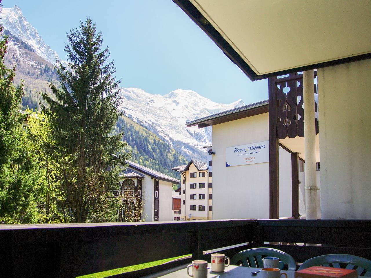Le Grépon met 1 slaapkamer en balkon in Brevent-Flegere, Chamonix, Frankrijk voor 4 personen foto 12
