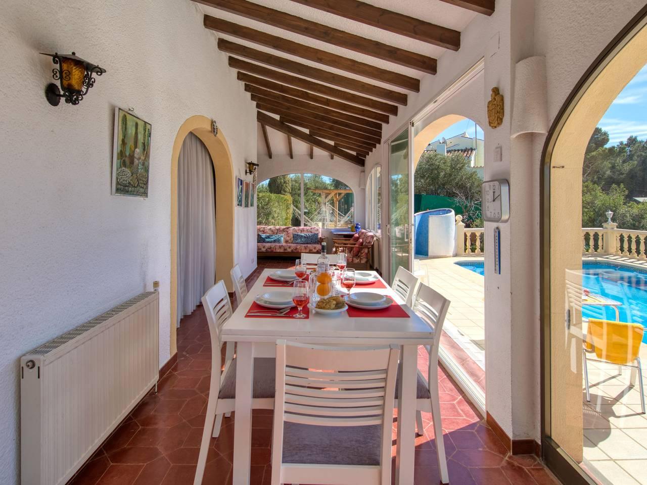 Vakantiehuis met privézwembad en zeezicht in Granadella, Jávea, Spanje voor 6 personen foto 21