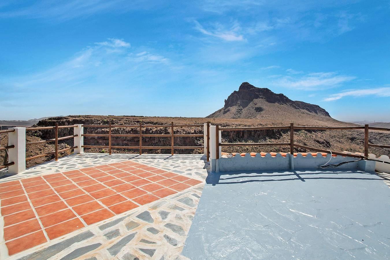 Finca Fani 2 met zeezicht, bergzicht, gedeeld zwembad, terras in Agüimes, East Gran Canaria, Spanje voor 3 personen foto 25