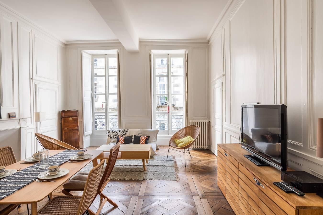 Vakantieappartement in Rennes vanaf 98€ per nacht