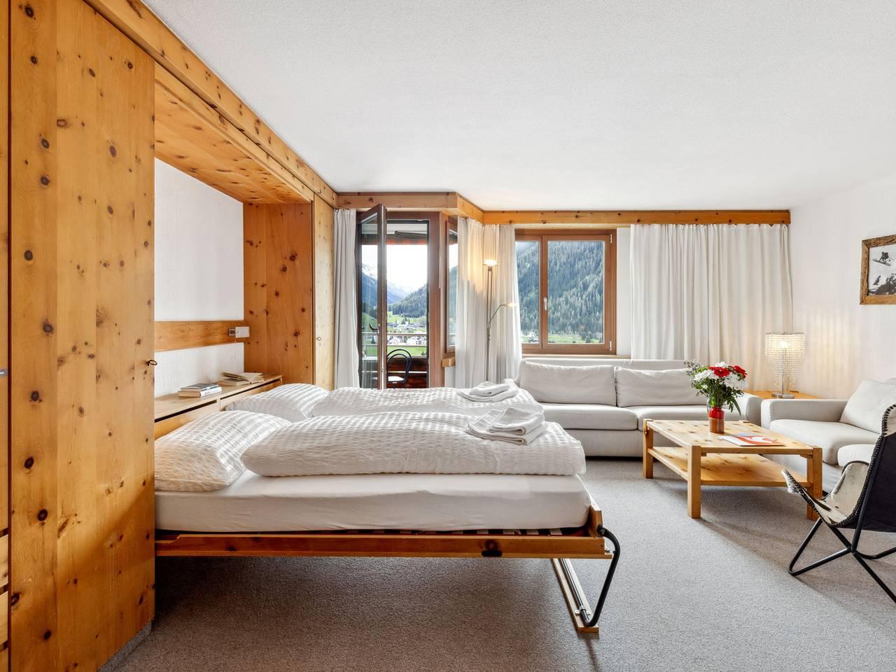 Vakantieappartement met sauna en binnenzwembad in Flüelapass, Davos, Zwitserland voor 4 personen foto 16