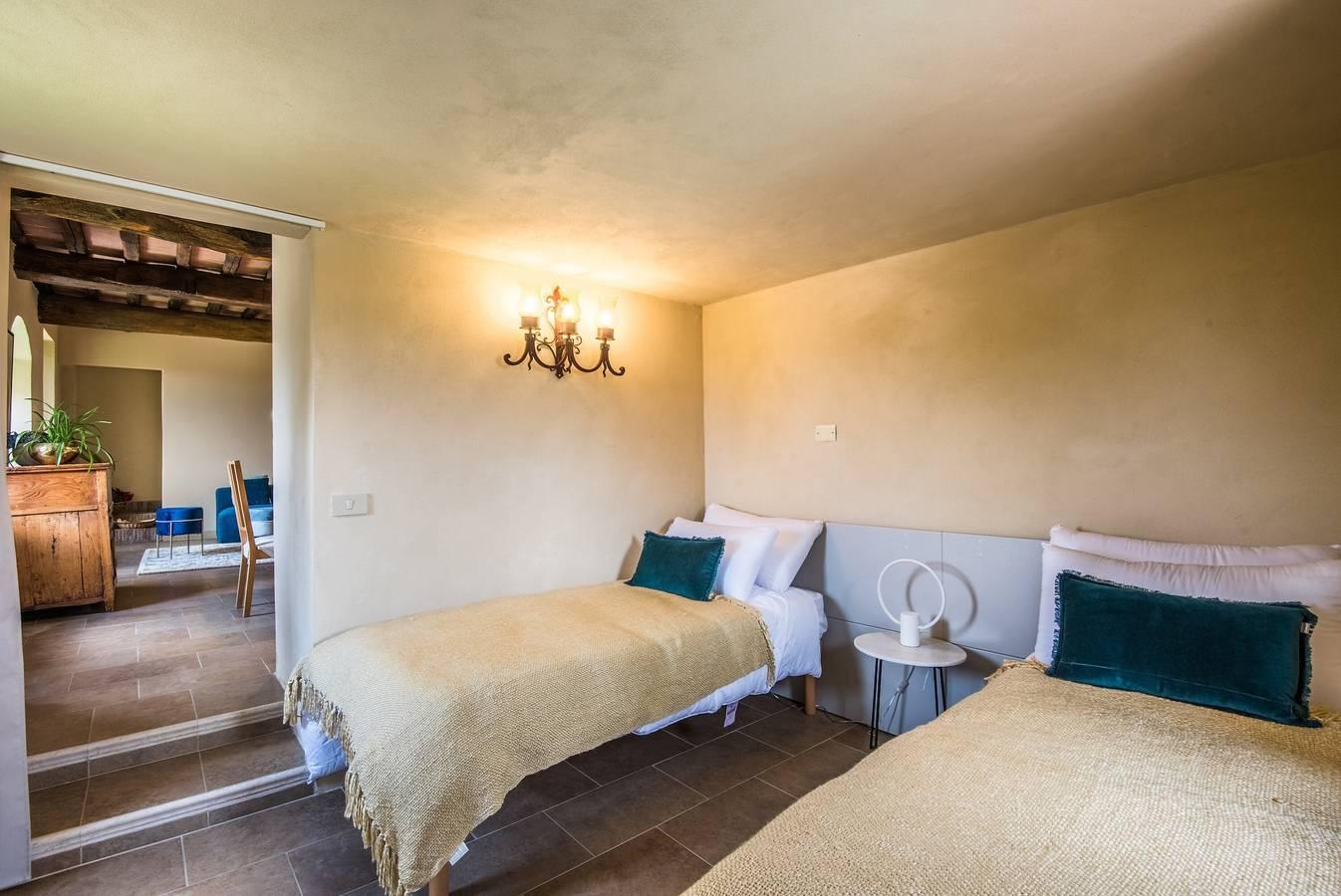 Appartement 'Brotes Castagno' met gedeeld zwembad, wifi in Sovicille, Chianti, Italië voor 6 personen foto 19
