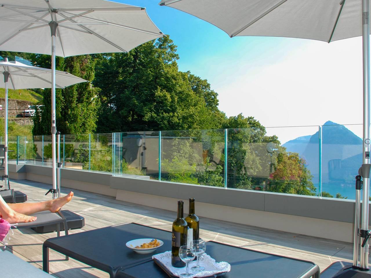 Vakantieappartement met zwembad in Lugano, Luganomeer, Zwitserland voor 2 personen foto 22