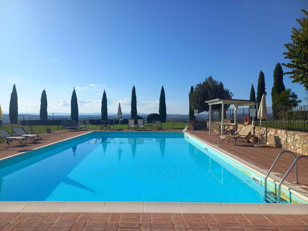 Vakantieappartement in Asciano vanaf 93€ per nacht