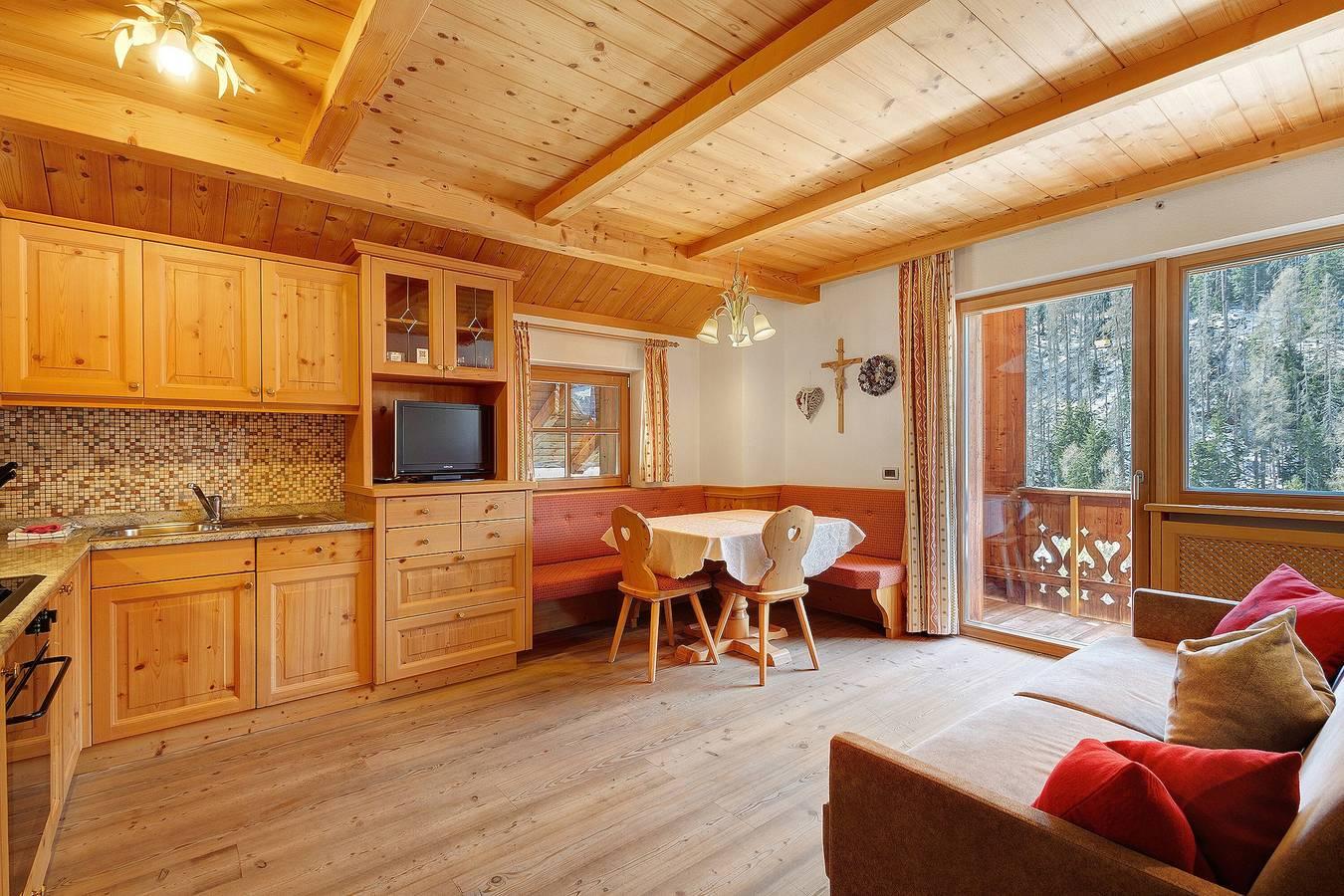 Vakantieappartement in La Val, Italië voor 4 personen