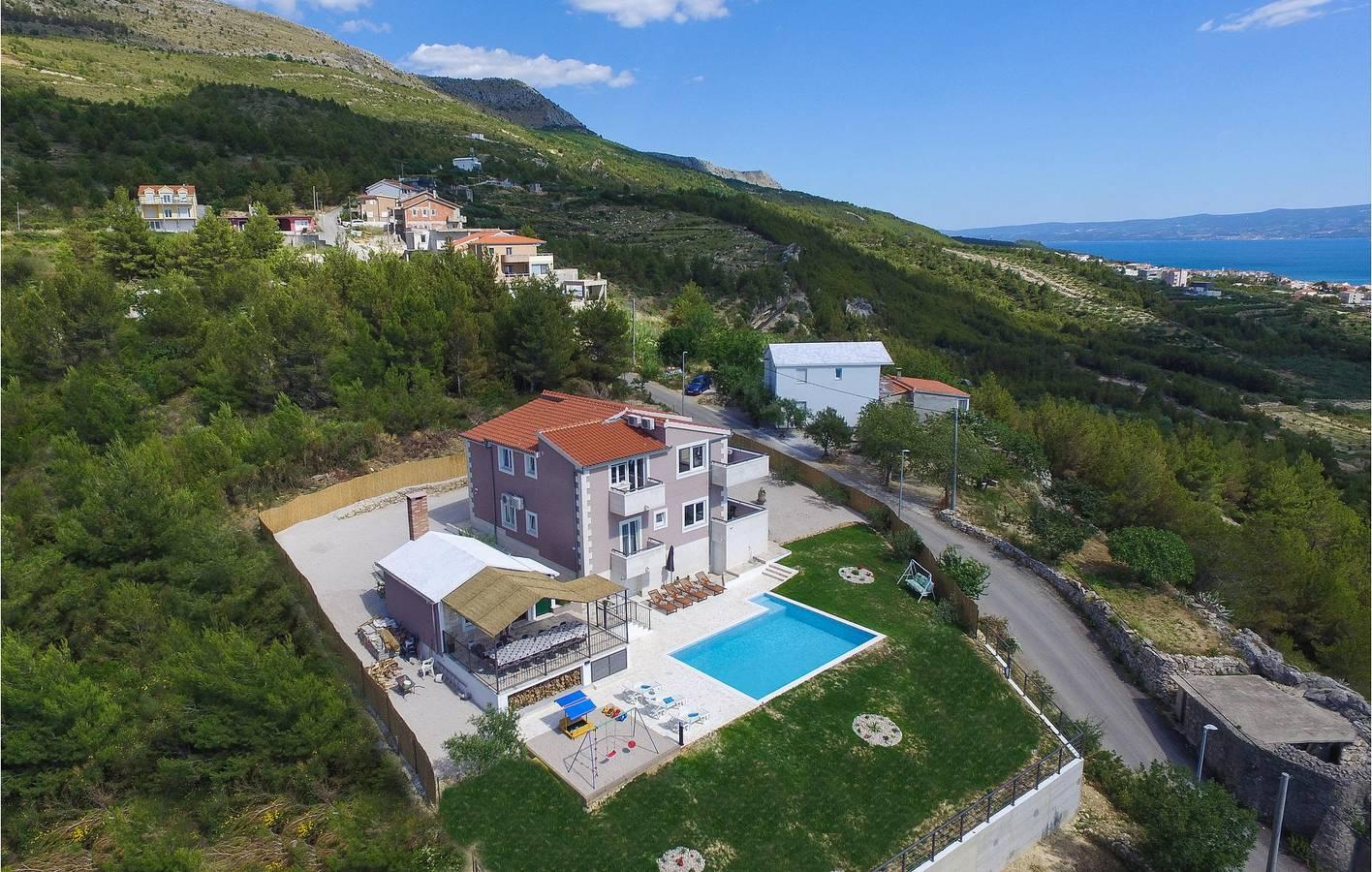 Vakantiehuis in Podstrana, Kroatië voor 15 personen foto 2