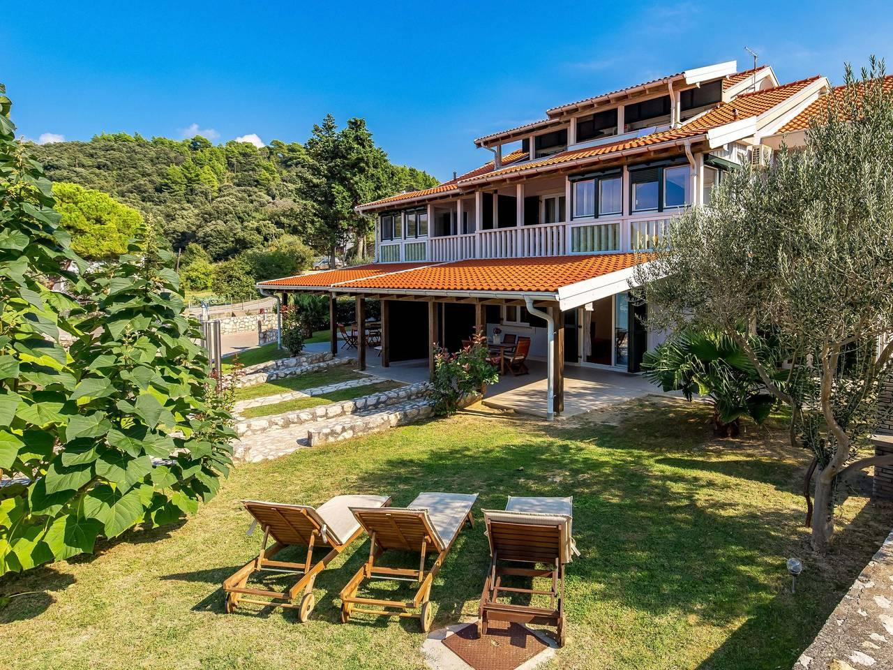 Vakantieappartement met zwembad en hond toegestaan in Plaža Miral, Kampor, Kroatië voor 6 personen foto 20