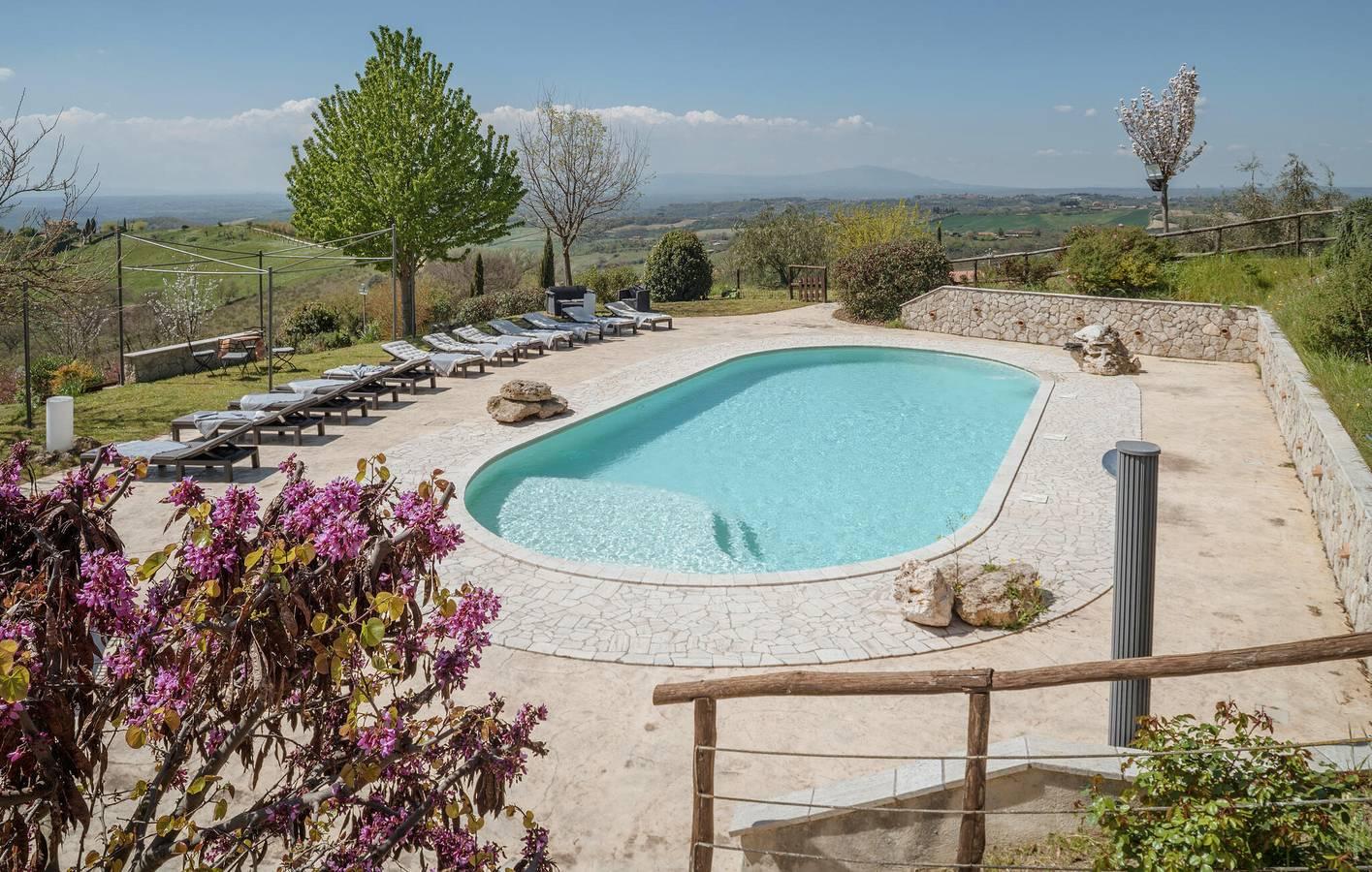 Gezellig appartement met zwembad en wifi in de buurt in Collevecchio, Provincie Rieti, Italië voor 12 personen foto 23