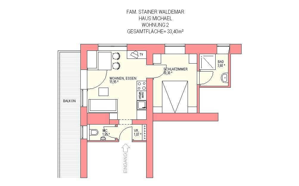 Vakantieappartement in Lofer, Oostenrijk voor 6 personen foto 13