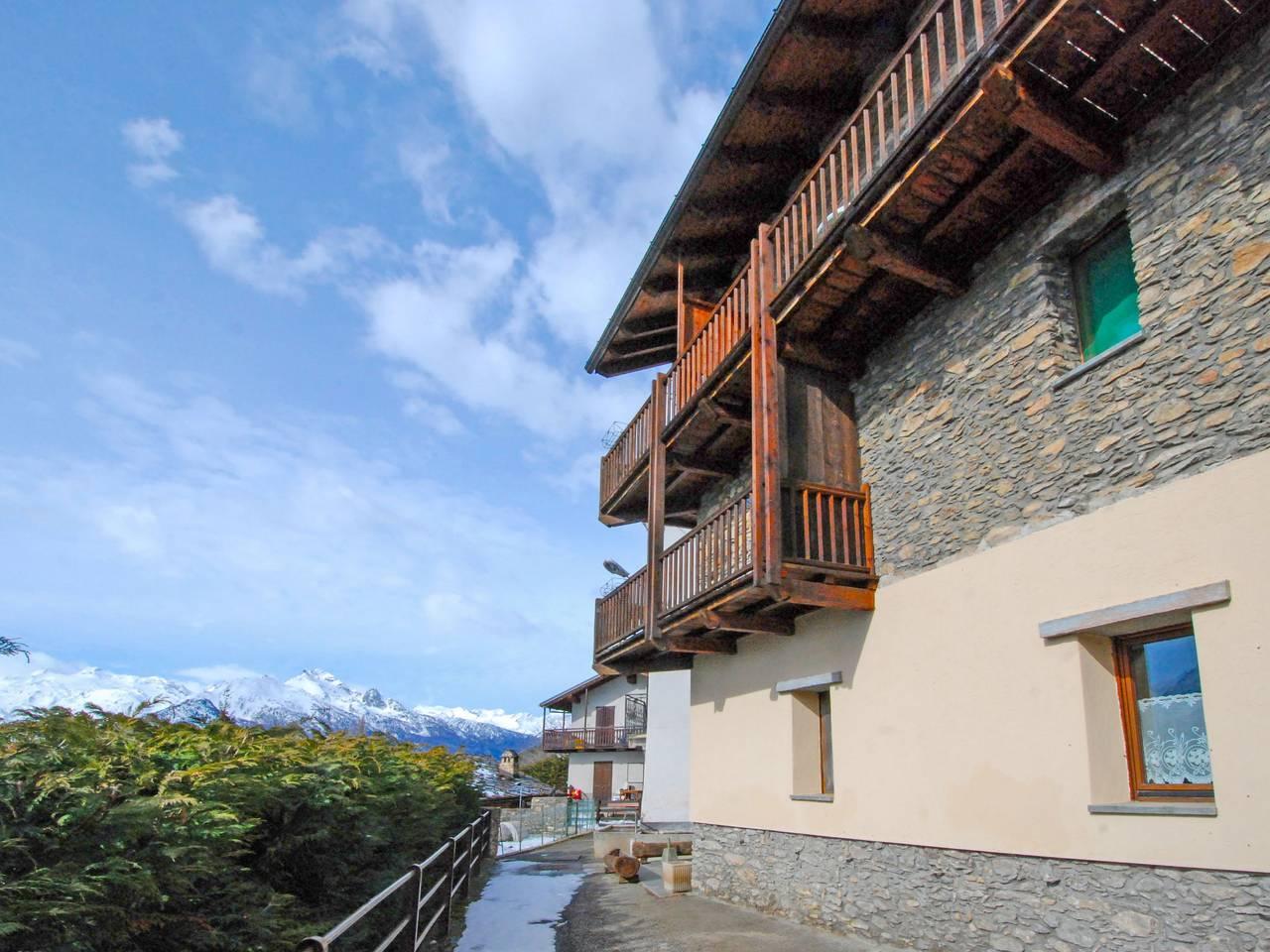 Grand Sarriod met 1 slaapkamer en balkon in Grand-Sarriod, Comune di Saint-Nicolas, Italië voor 4 personen foto 19