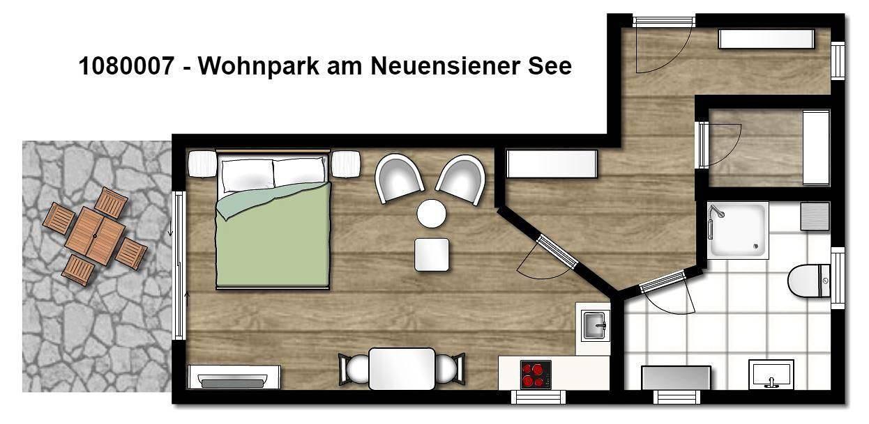 Gemütliches Ferienappartement am Neuensiener See in Sellin in Rügen, Duitsland voor 2 personen foto 22