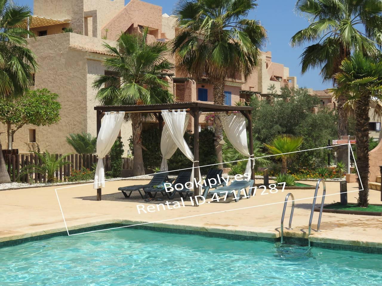 Kasbah del Puerto Rey Precioso Bajó' met zwembad, Wi-Fi & tuin in Playas de Vera, Vera, Spanje voor 6 personen foto 20