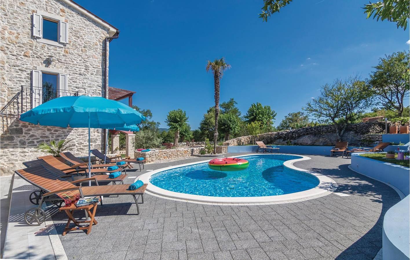 Charmant appartement van 271 m² met zwembad en terras, op 400 meter in Oostkust Istrië, Kroatië voor 14 personen foto 21