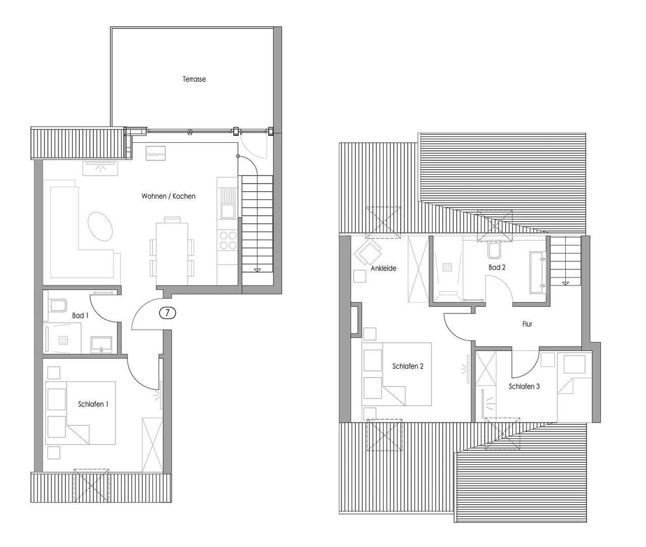 Hochwertige 4-Raum-Whg., 3 Sz, gr. Dachterrasse, Norderney in Norderney, Duitsland voor 5 personen foto 22