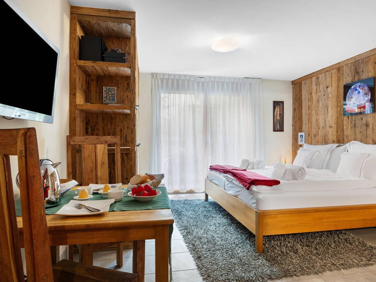 Vakantieappartement met sauna en 1 slaapkamer en terras in Zermatt, Walliser Alpen, Zwitserland voor 2 personen foto 3