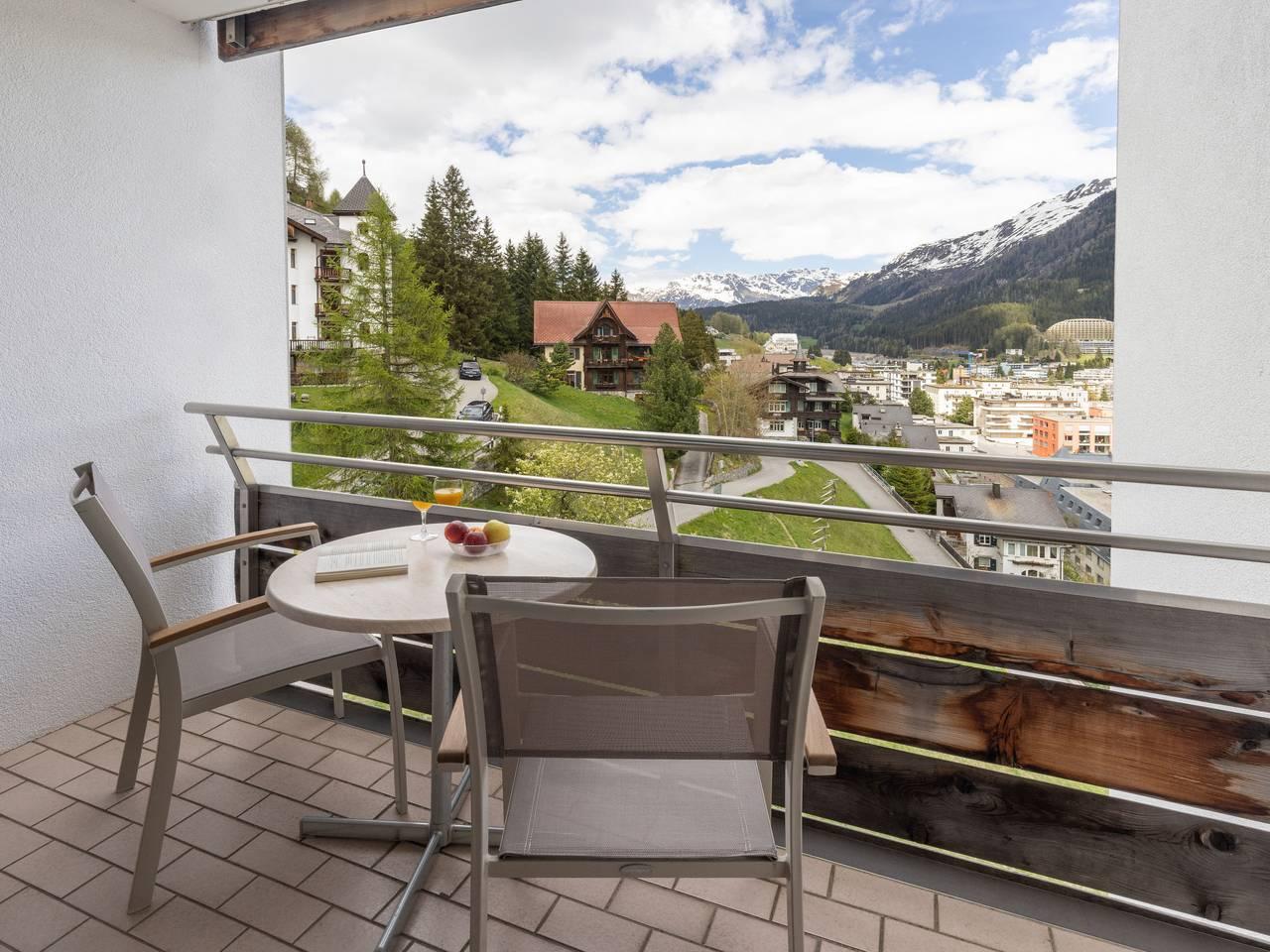 Vakantieappartement met sauna en binnenzwembad in Flüelapass, Davos, Zwitserland voor 2 personen foto 3