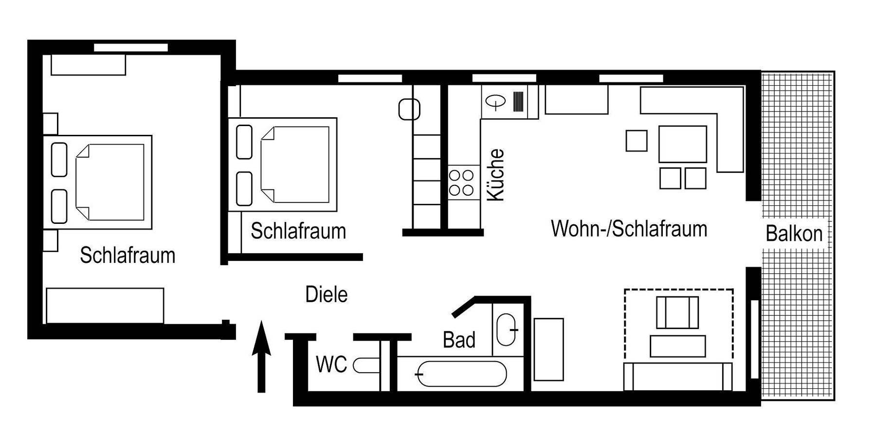 Vakantieappartement in Nockberge, Oostenrijk voor 6 personen foto 7