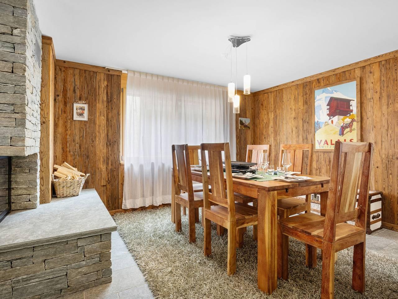 Vakantieappartement met sauna en 3 slaapkamers en balkon in Zermatt, Walliser Alpen, Zwitserland voor 6 personen foto 13