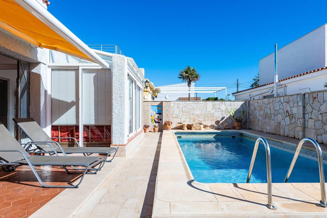 Villa Monbijou met privé zwembad & Wi-Fi in Platja de la Barbiguera (Vinaròs), Vinaròs, Spanje voor 6 personen foto 23