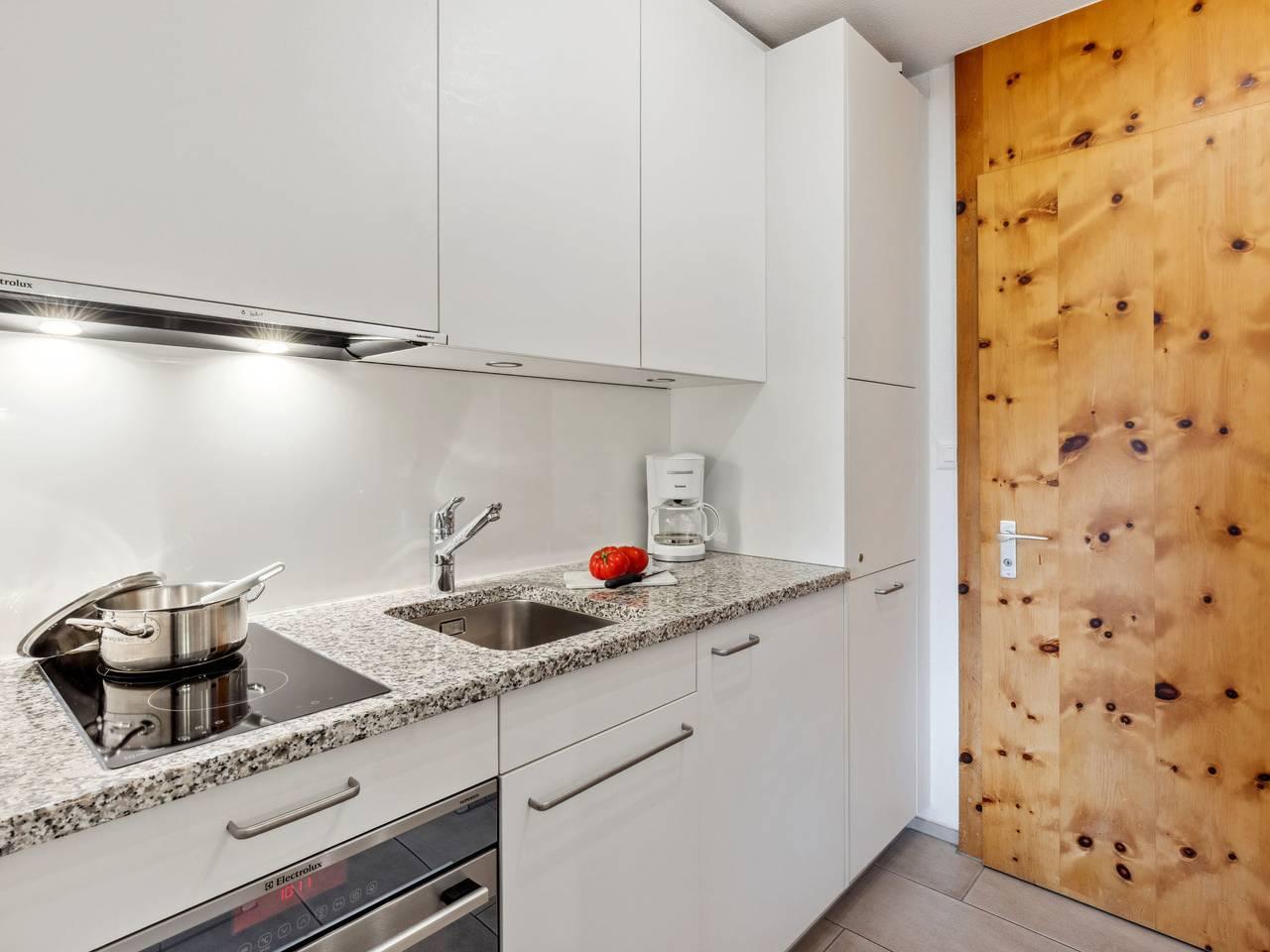 Vakantieappartement met sauna en binnenzwembad in Flüelapass, Davos, Zwitserland voor 2 personen foto 10
