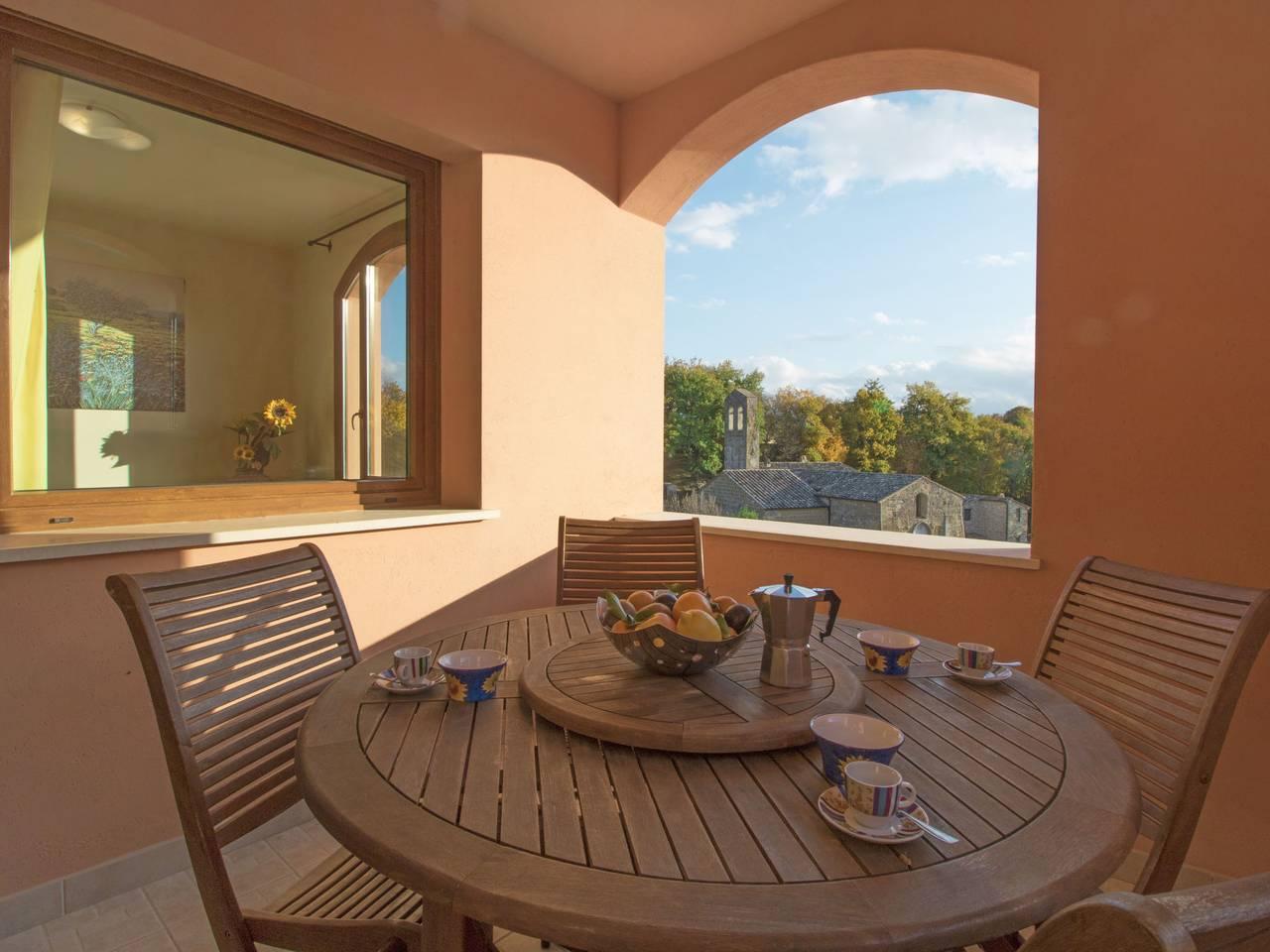 Vakantieappartement met hottub en zwembad in Sorano, Provincie Grosseto, Italië voor 4 personen foto 4