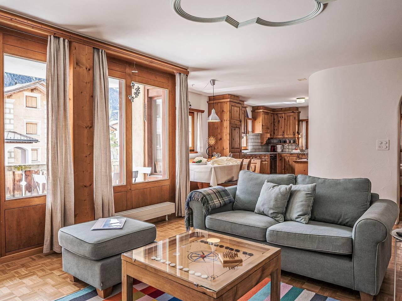 Vakantieappartement in Zuoz, Zwitserland voor 4 personen