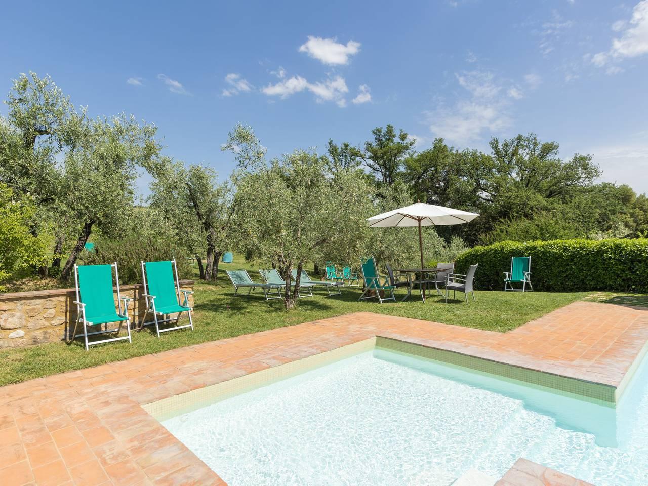 Le Buche met 2 slaapkamers en zwembad in Poggibonsi, Chianti, Italië voor 4 personen foto 16