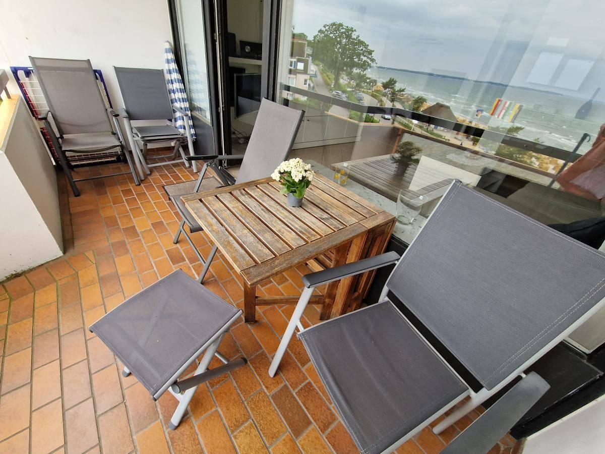 Vakantieappartement met balkon/terras en 50 m², 1 slaapkamer en zeezicht in Scharbeutz, Duitsland voor 4 personen foto 23