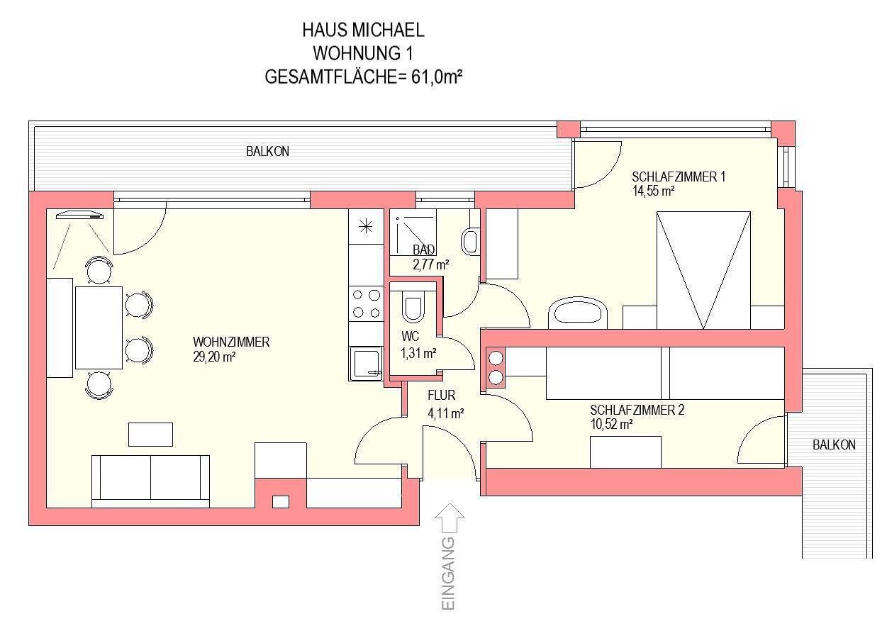 Vakantieappartement in Lofer, Oostenrijk voor 6 personen foto 13