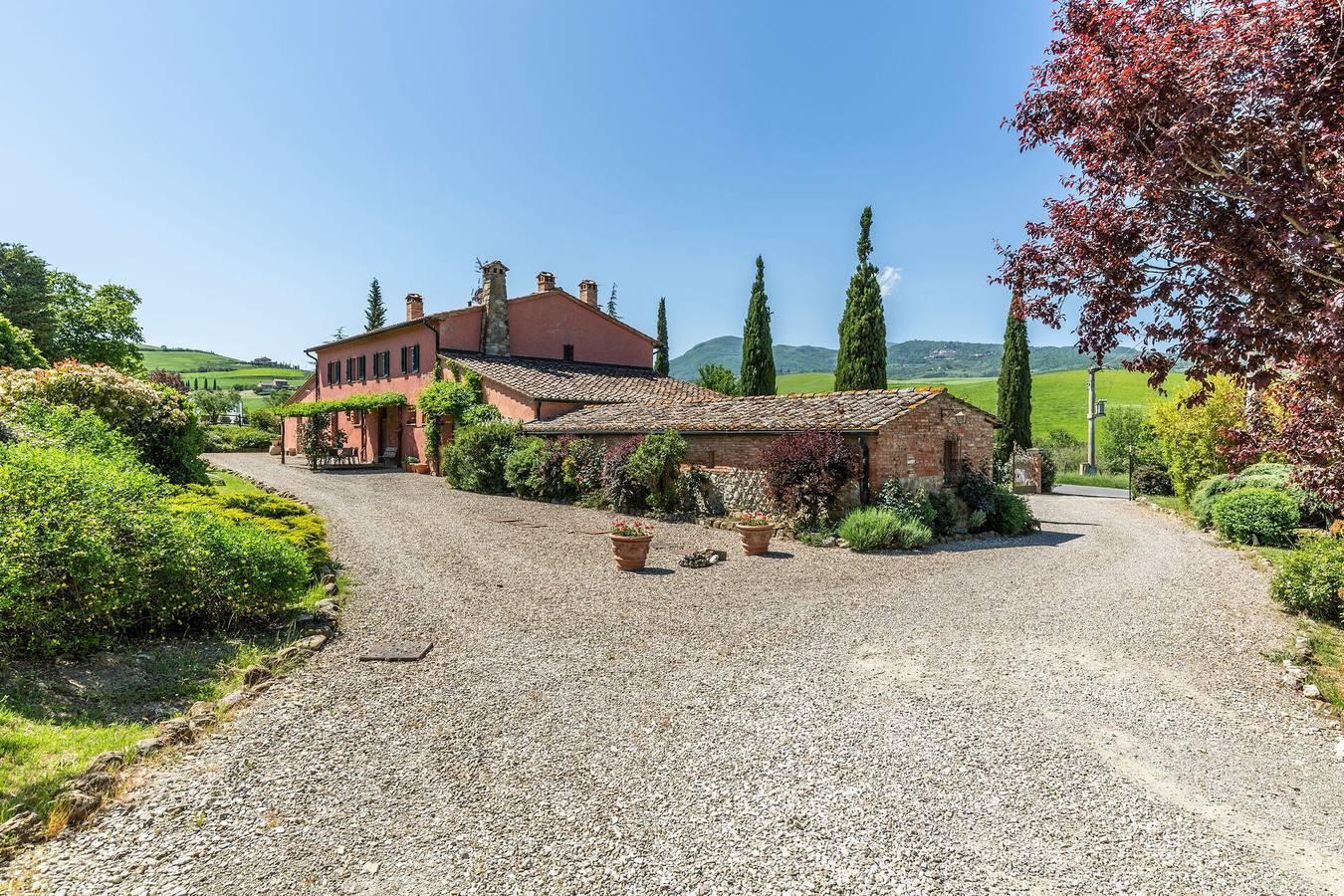 Villa Castiglione in Castiglione d'Orcia region, Val d'Orcia, Italië voor 16 personen foto 24