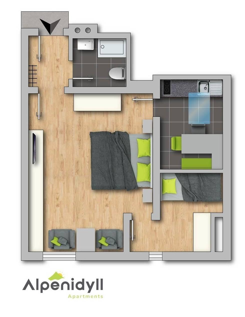 Vakantieappartement in Tauern, Oostenrijk voor 4 personen foto 7
