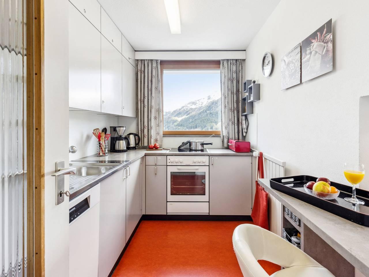 Vakantieappartement met sauna en binnenzwembad in Flüelapass, Davos, Zwitserland voor 4 personen foto 5