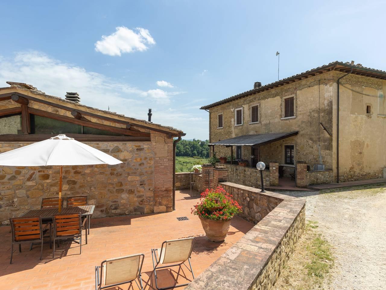Le Buche met 2 slaapkamers en zwembad in Poggibonsi, Chianti, Italië voor 4 personen foto 14
