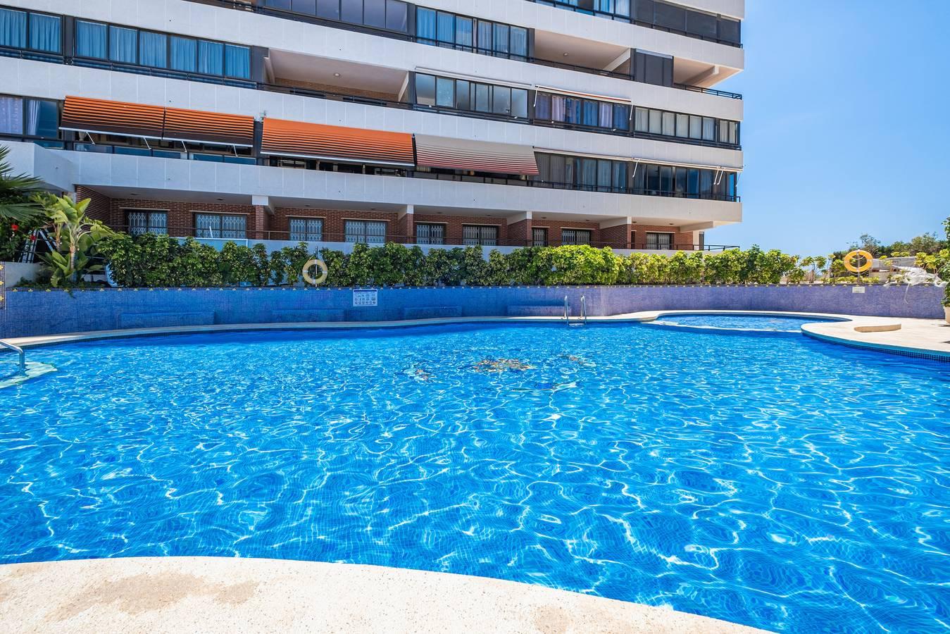 Vakantieappartement met zeezicht en zwembad in Benidorm, Costa Blanca, Spanje voor 4 personen foto 24