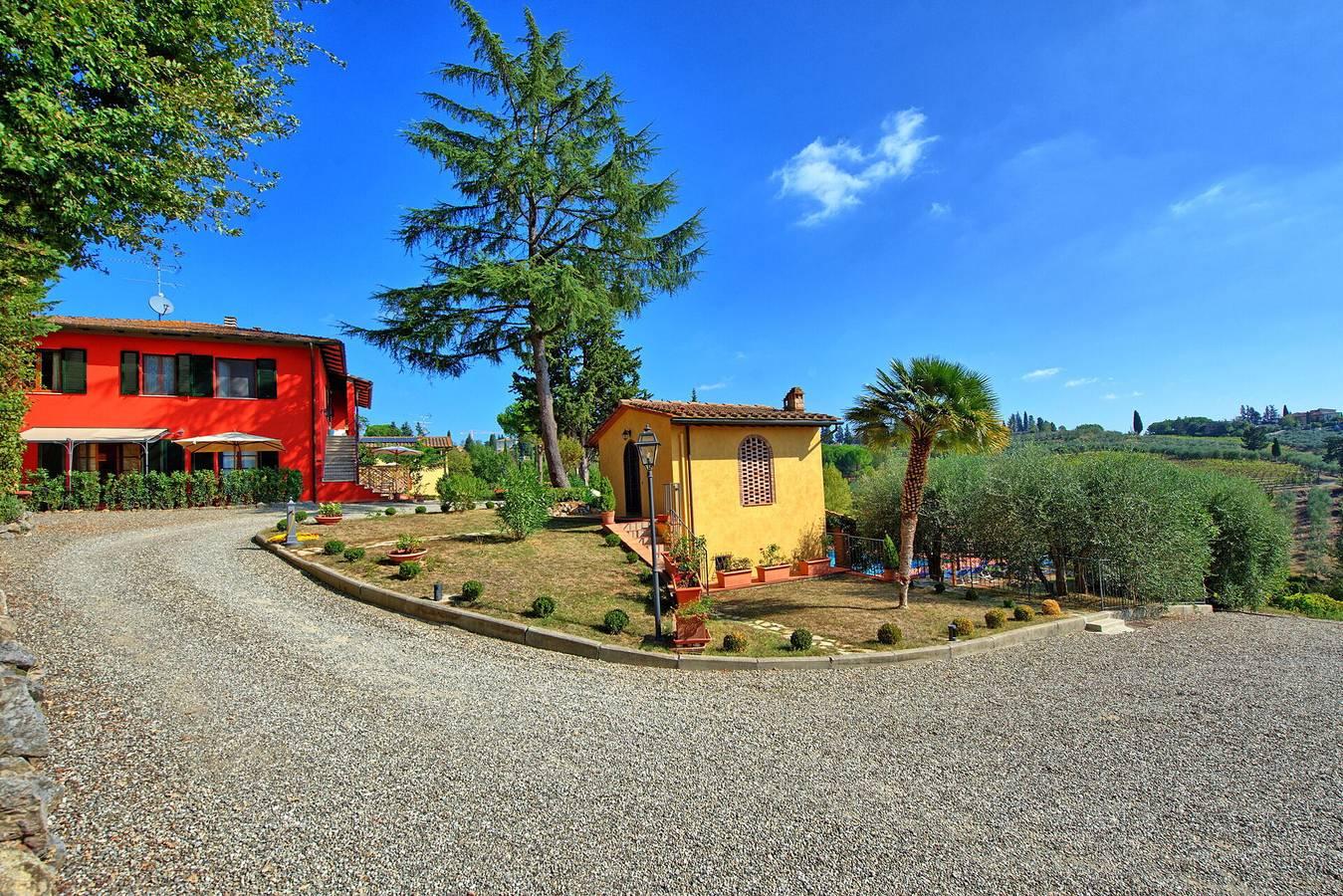 Casa Rossa - Casa Rossa 3 in Gorgognano, Certaldo, Italië voor 4 personen foto 24