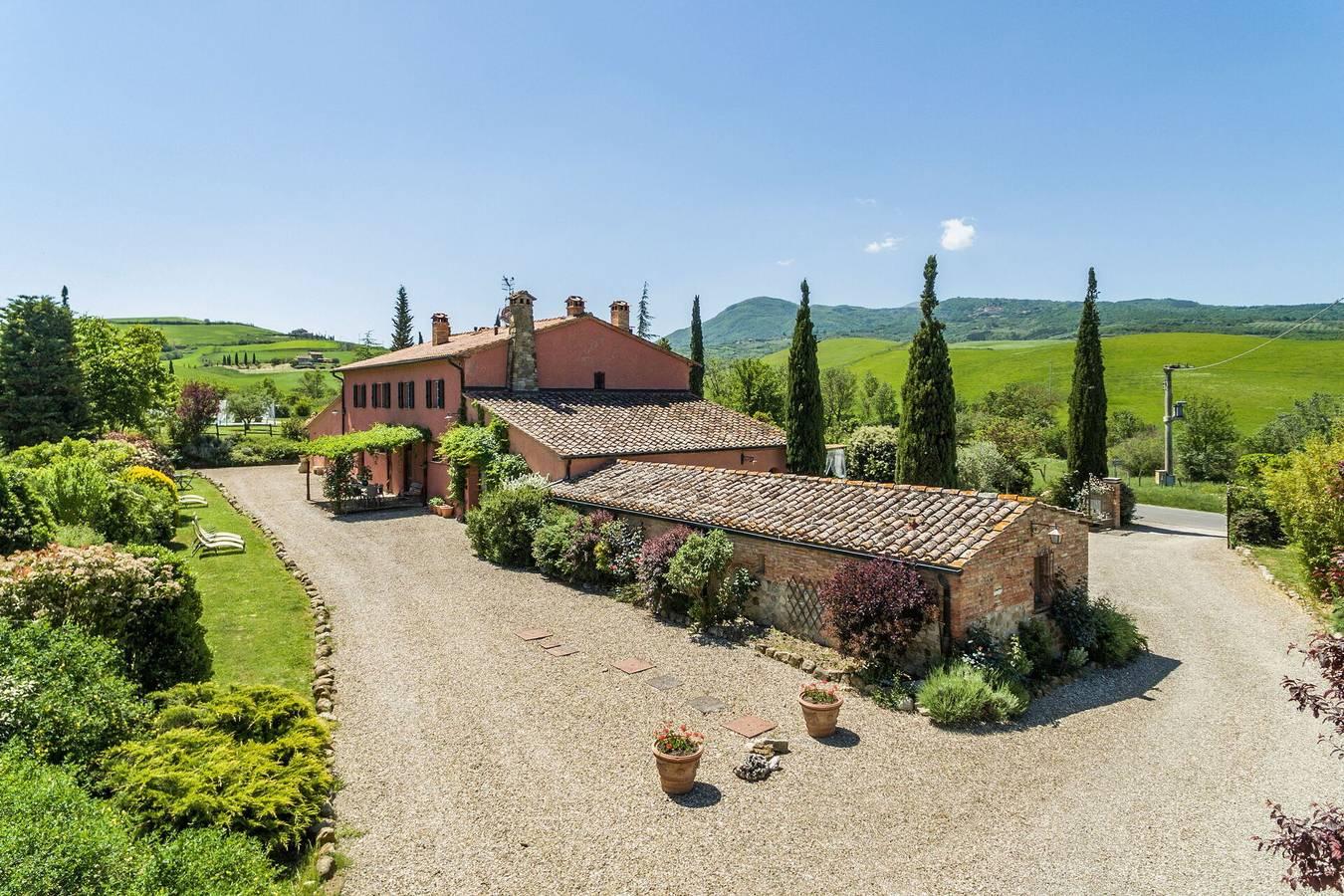Villa Castiglione in Castiglione d'Orcia region, Val d'Orcia, Italië voor 16 personen foto 21