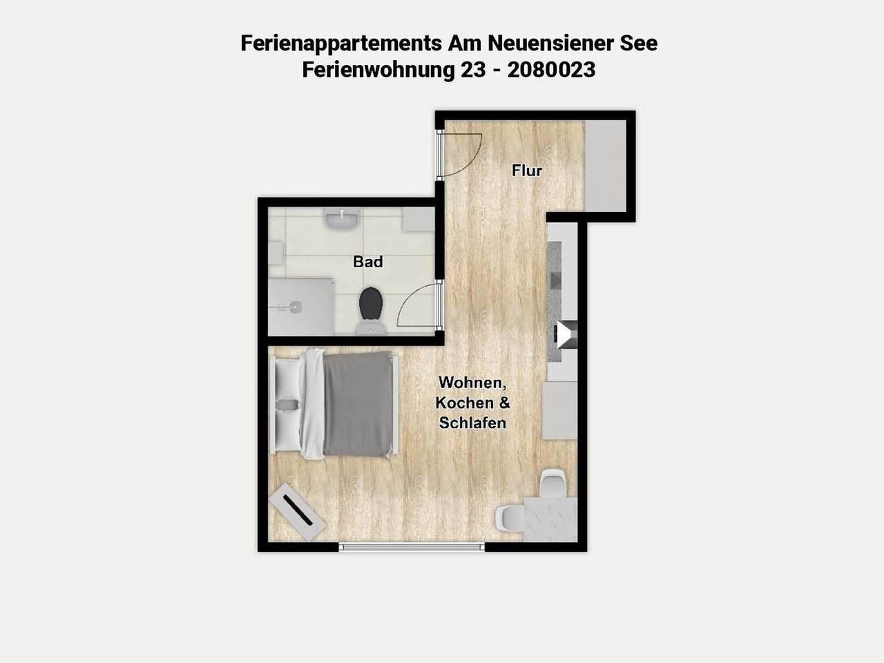 Vakantieappartement in Seedorf (Sellin), Sellin, Duitsland voor 2 personen foto 21