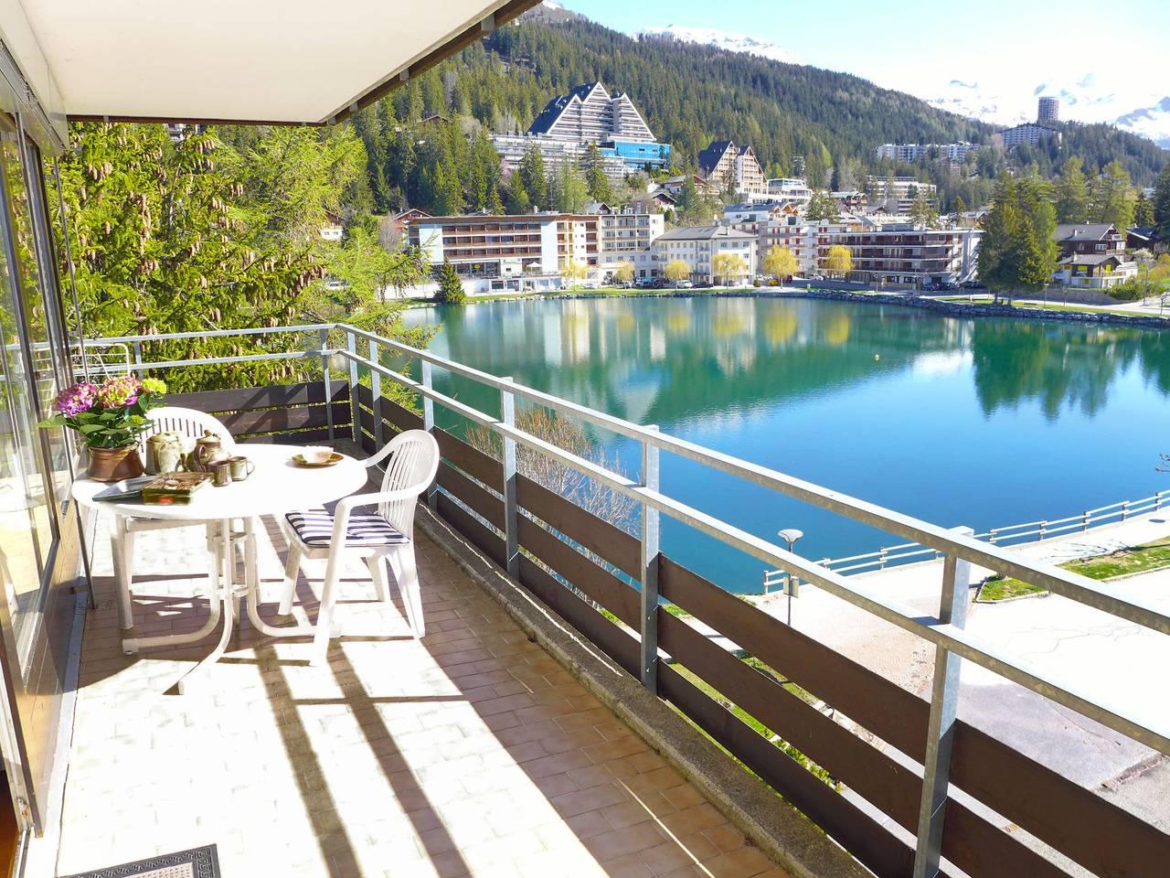 Vakantieappartement met sauna en binnenzwembad en 1 slaapkamer en balkon in Crans-Montana, Zwitserland voor 2 personen foto 19