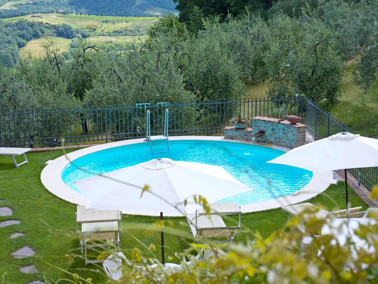 Vakantieappartement met hond toegestaan en airconditioning in Pancole, San Gimignano, Italië voor 4 personen foto 20