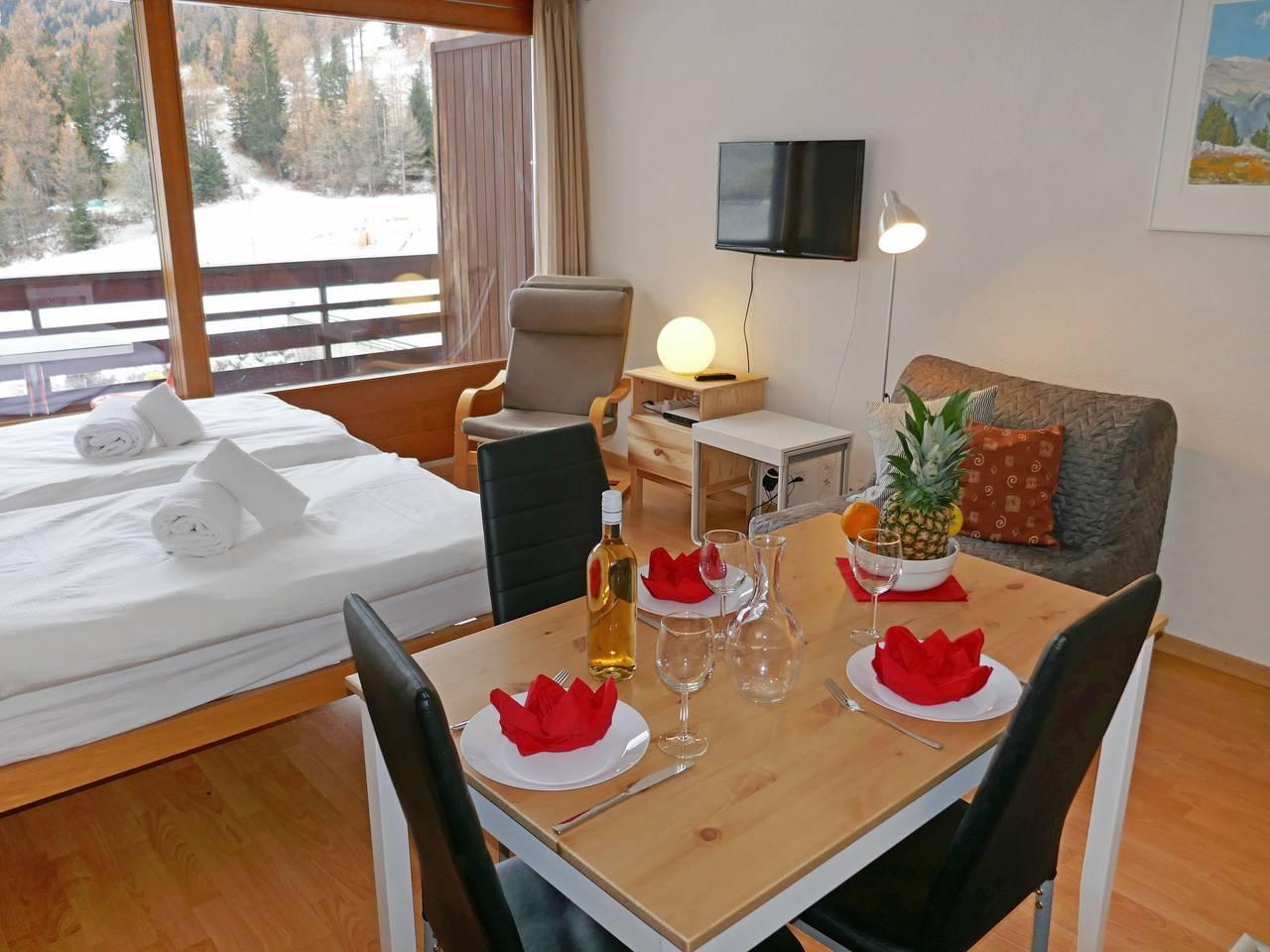 Rosablanche met 1 slaapkamer en sauna in Sornard (Nendaz), Nendaz, Zwitserland voor 4 personen foto 9