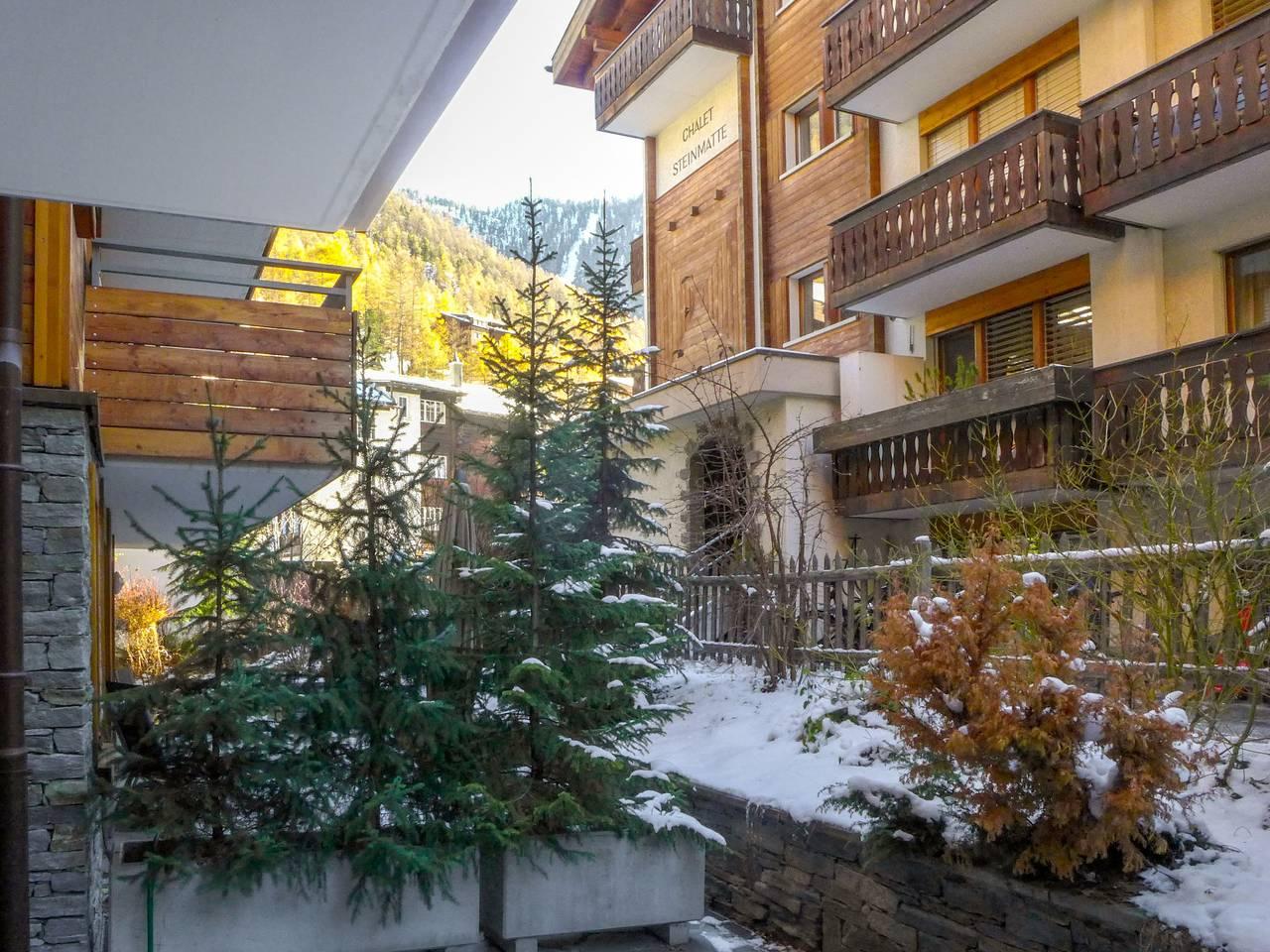 Vakantieappartement met sauna en 1 slaapkamer en terras in Zermatt, Walliser Alpen, Zwitserland voor 2 personen foto 21