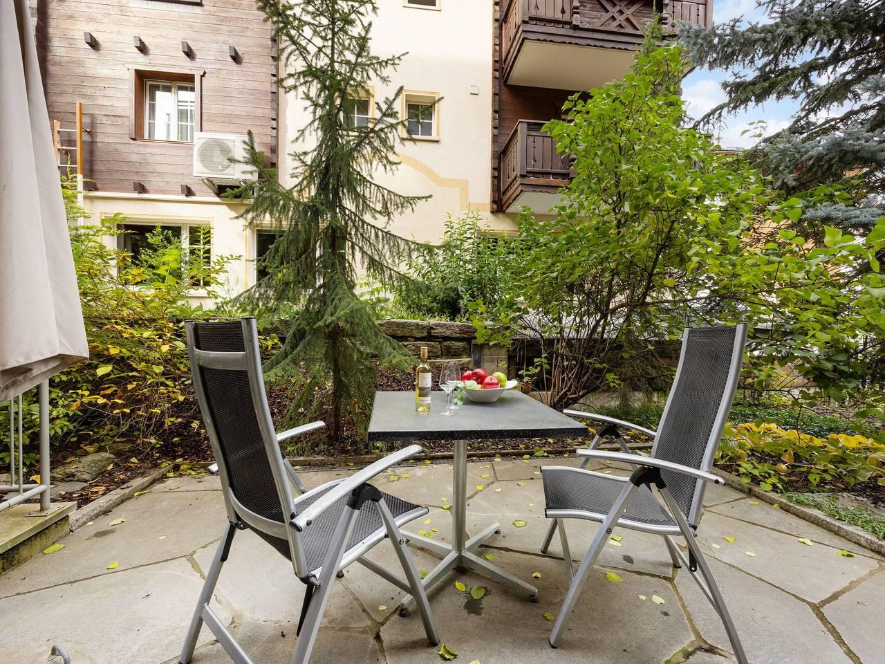 Vakantieappartement met sauna en 1 slaapkamer en terras in Zermatt, Walliser Alpen, Zwitserland voor 2 personen foto 8