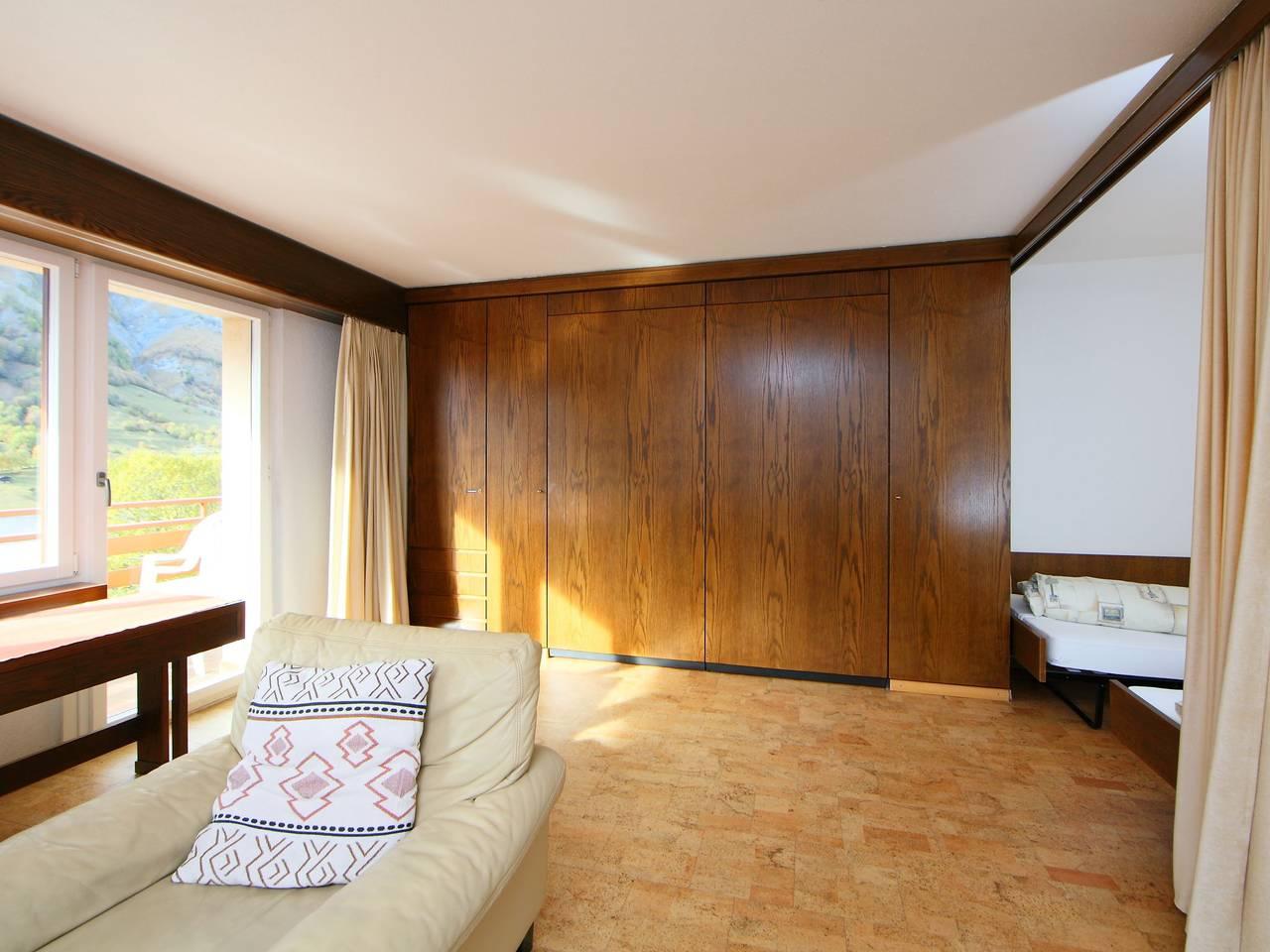 Vakantieappartement met 1 slaapkamer en balkon in Leukerbad, Wallis, Zwitserland voor 4 personen foto 8
