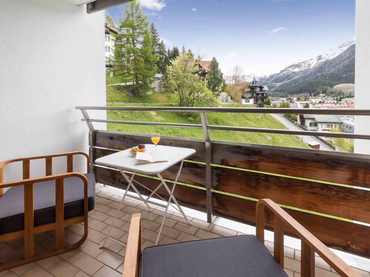 Vakantieappartement met sauna en binnenzwembad in Flüelapass, Davos, Zwitserland voor 2 personen