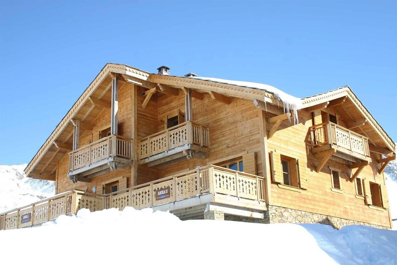 Chalet met sauna en 5 slaapkamers, 5 badkamers en terras in Huez, Écrins Nationaal Park, Frankrijk voor 12 personen foto 24