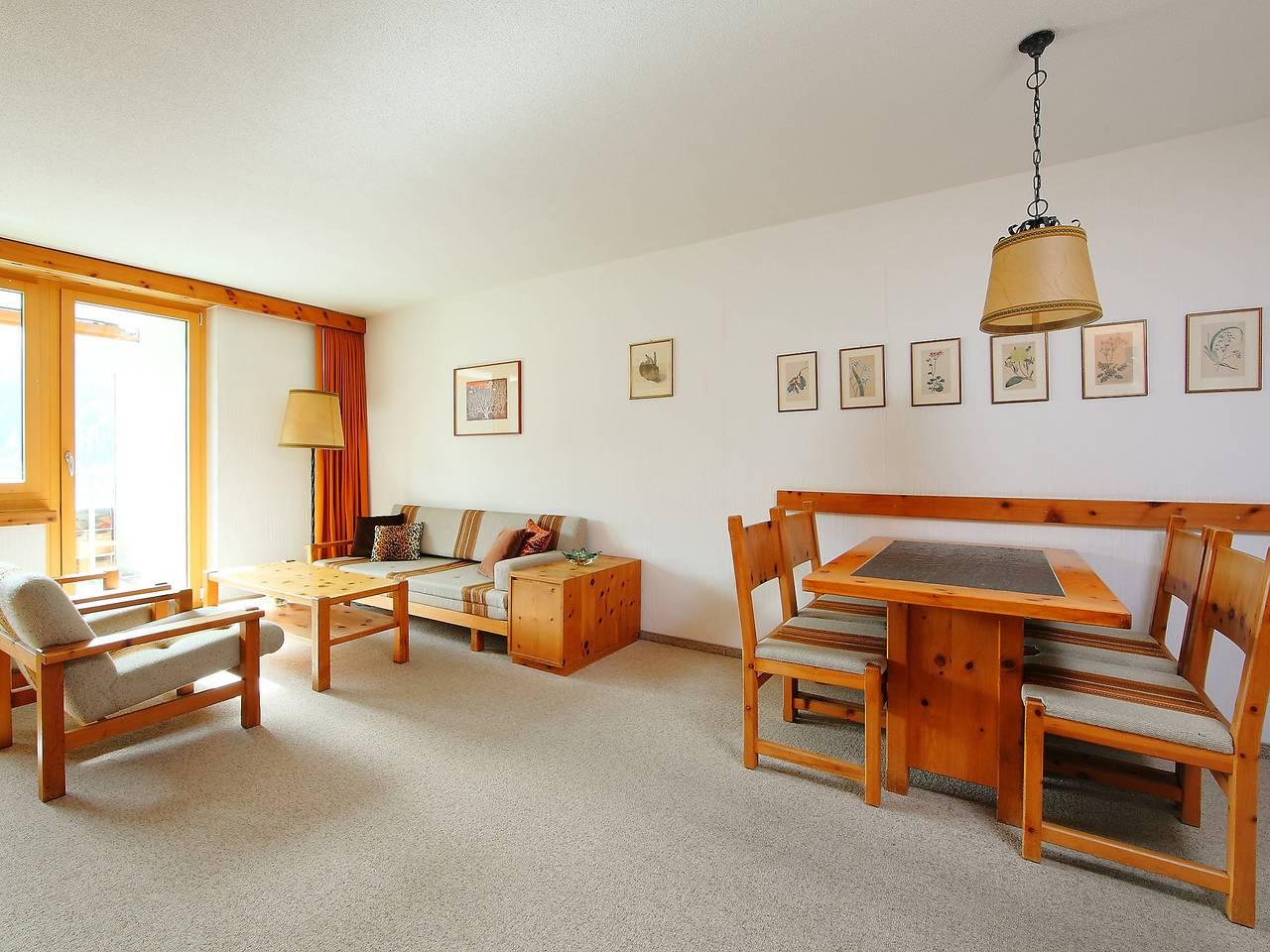 Vakantieappartement met sauna en binnenzwembad in Flüelapass, Davos, Zwitserland voor 2 personen foto 7