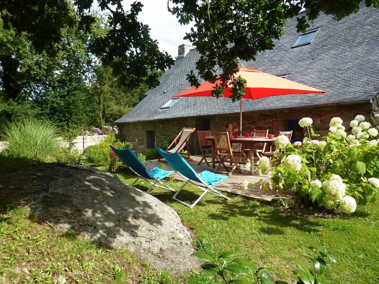Vakantiehuis met hond toegestaan en airconditioning in Huelgoat, Frankrijk voor 4 personen foto 22