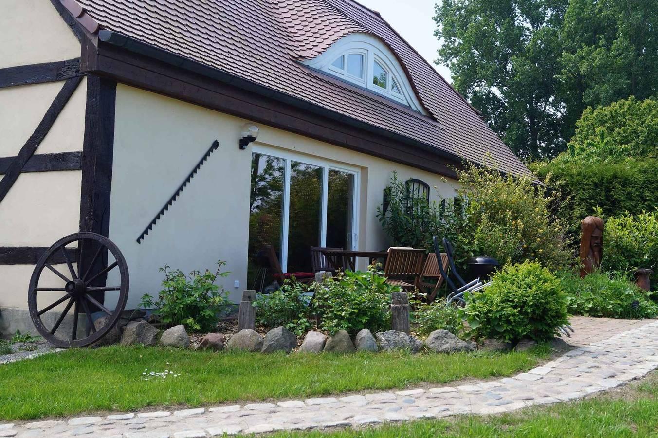 Vakantiehuis met houtkachel, terras en uitzicht op de natuur in Groß Schoritz, Garz/Rügen, Duitsland voor 6 personen foto 22