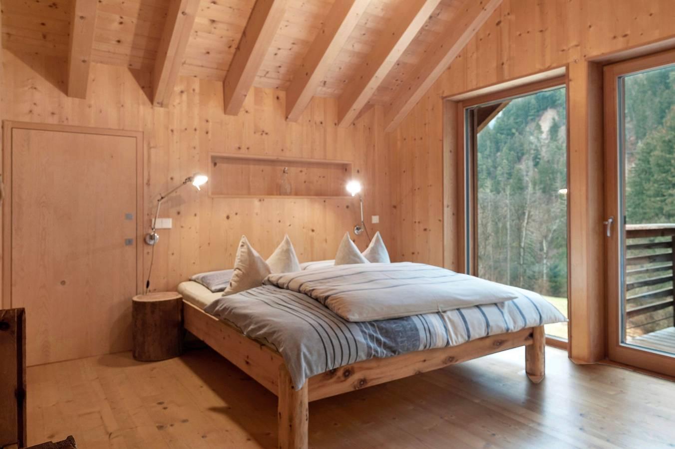 Chalet & Boomhut "Laugen Lodge" met natuurzwemvijver, sauna in Sankt Pankraz, Ortler Alps, Italië voor 7 personen foto 25